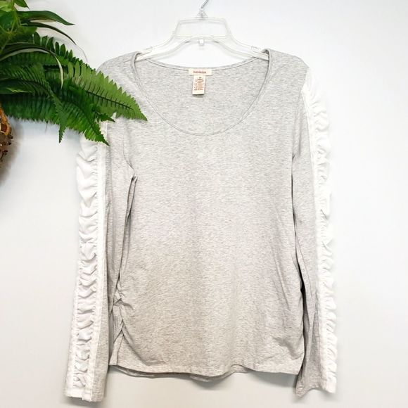 Sundance Bellina Velvet Sleeve Ruched Twilightcore Size Medium - Picture 2 of 8